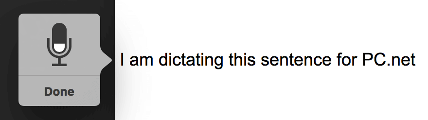 Dictating text in macOS