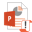 Microsoft PowerPoint Macro-Enabled Presentation Icon